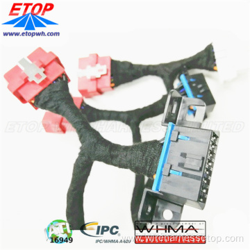 J1962 16pin OBD Red Wire Harness for Truck